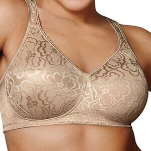 Playtex 18 Hour Ultimate Lift & Support Wireless Bra – Nude – 44D